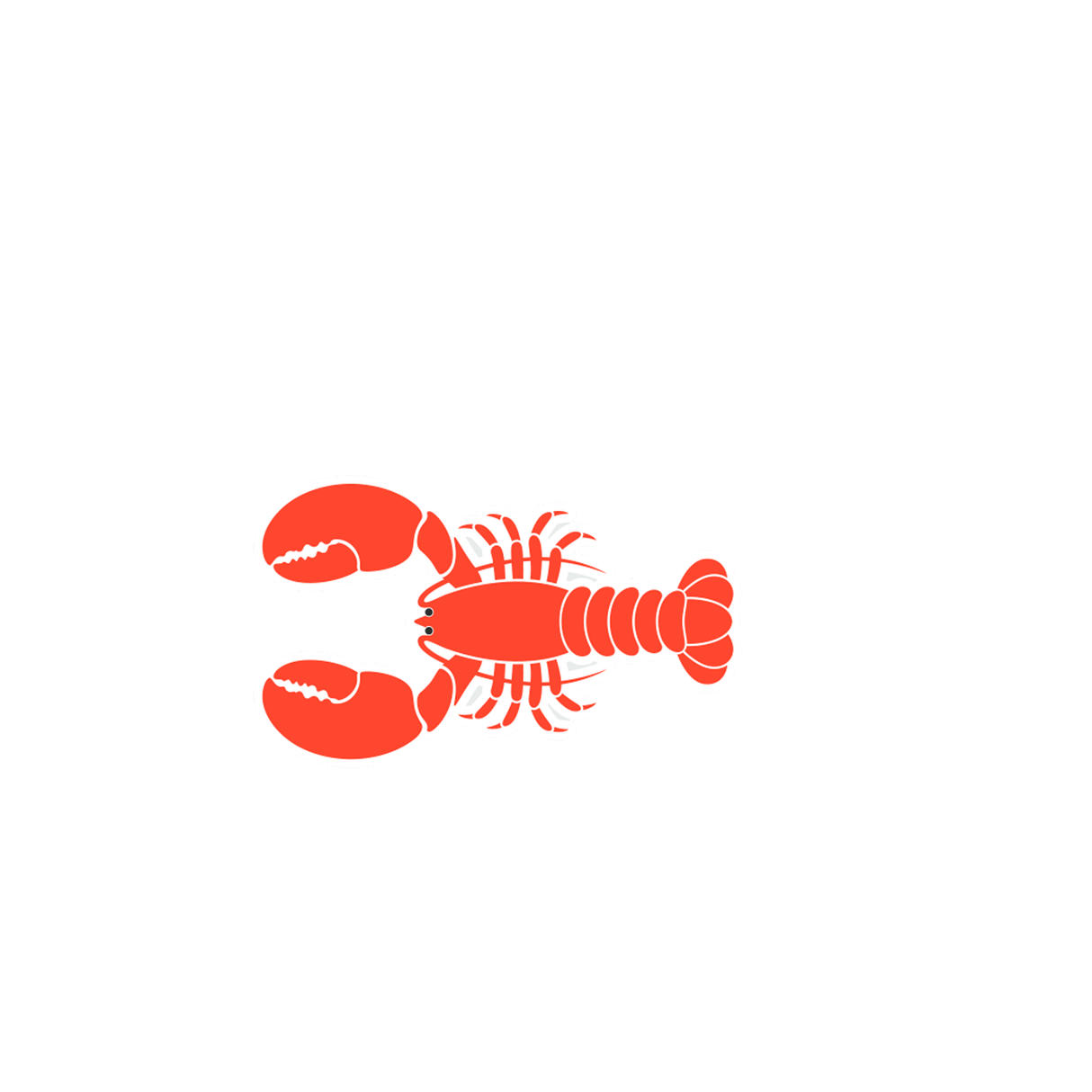 Lobster Velcro Patch (Small)