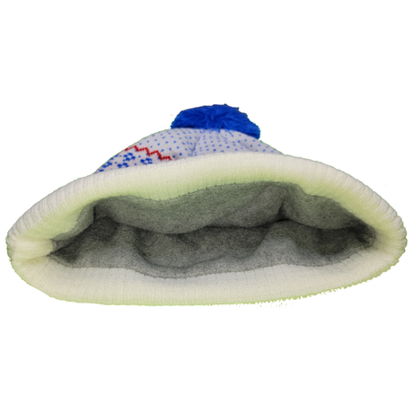 Madaket: Nantucket Winter Hat (White with Stripes)