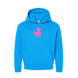 Townpool Duck Electric Blue Hooded Sweatshirt