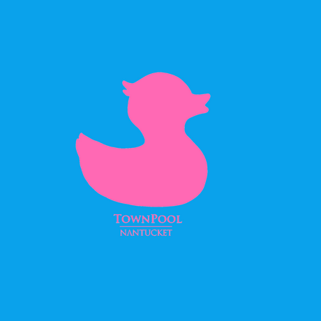 Townpool Duck Electric Blue Hooded Sweatshirt