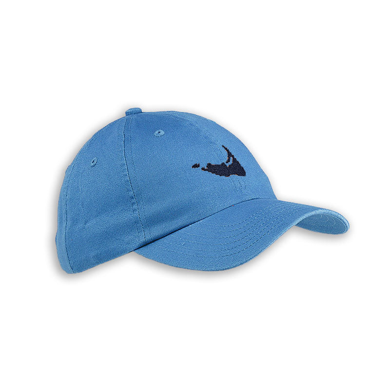 Nantucket Island Needlepoint Jean Blue Hat