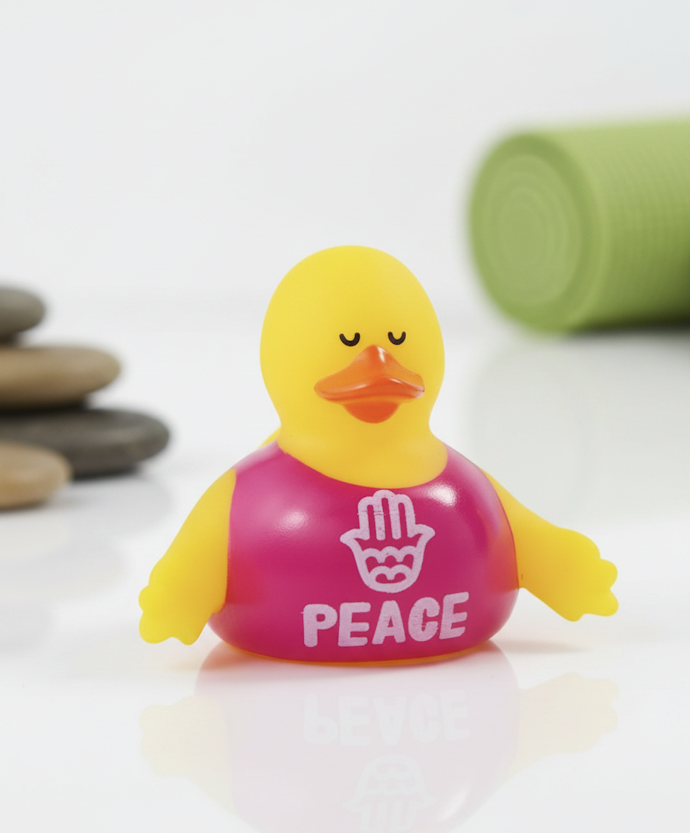Peace Meditation Rubber Duck