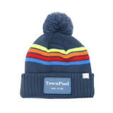 Charleston: Nantucket Winter Hat (Navy with Stripes)