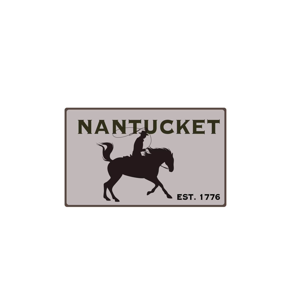 Nantucket Horse Velcro Patch