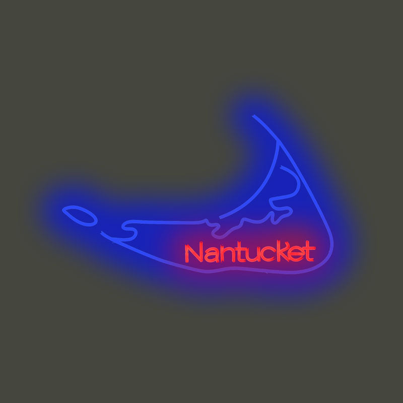Nantucket Island Neon Sign