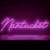 Nantucket Script Neon Sign
