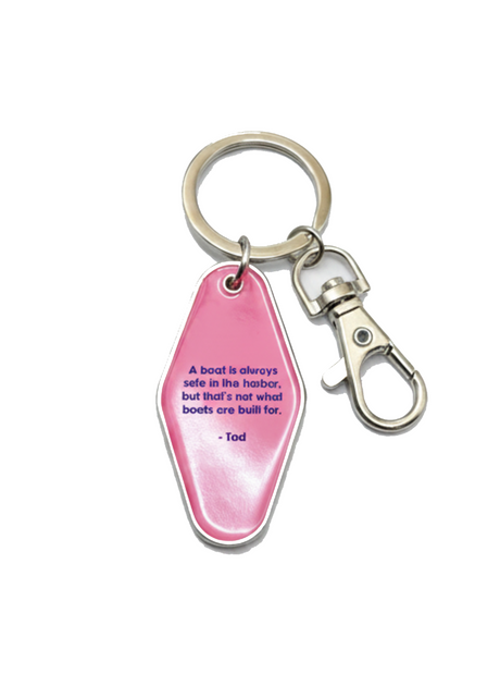 Nantucket Red - Safe in the Harbor - Keychain (Metal)