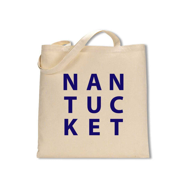 Stacked Nantucket Canvas Tote - Natural