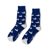 Navy Nantucket Socks