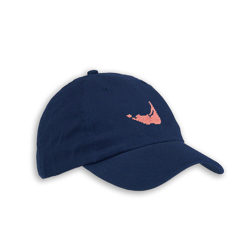 Nantucket Island Needlepoint Grey Hat