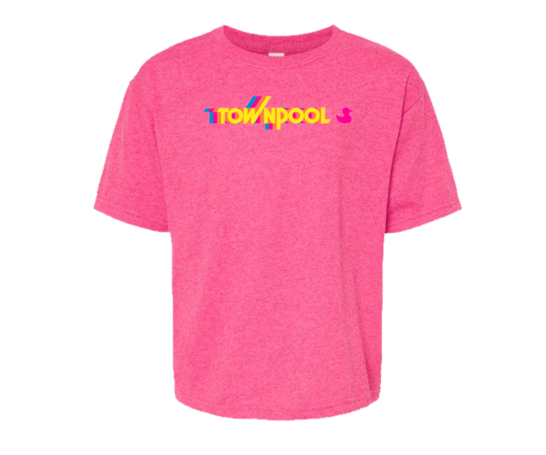 Townpool Youth Retro Short Sleeve (Pink,Yellow)