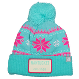 Pacific: Nantucket Winter Hat (Sea Foam Green with Stripes)