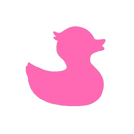 TownPool Hot Pink Duck Neon Yellow Trucker Hat (White/Neon Yellow)