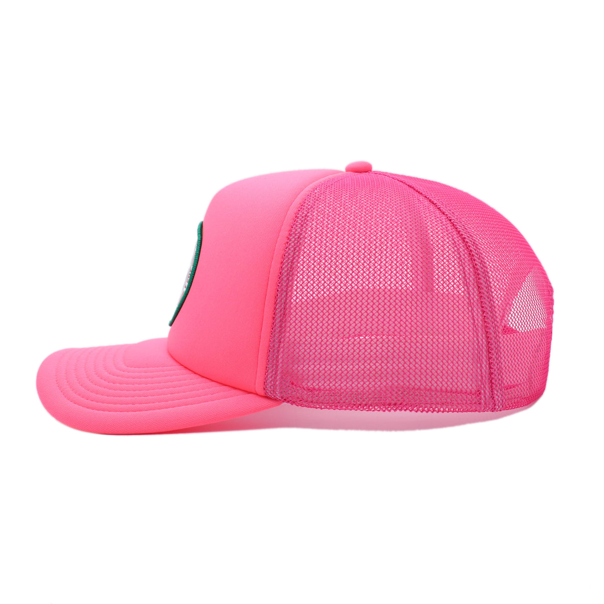 #413 50th Stroll Trucker Hat - Neon Pink