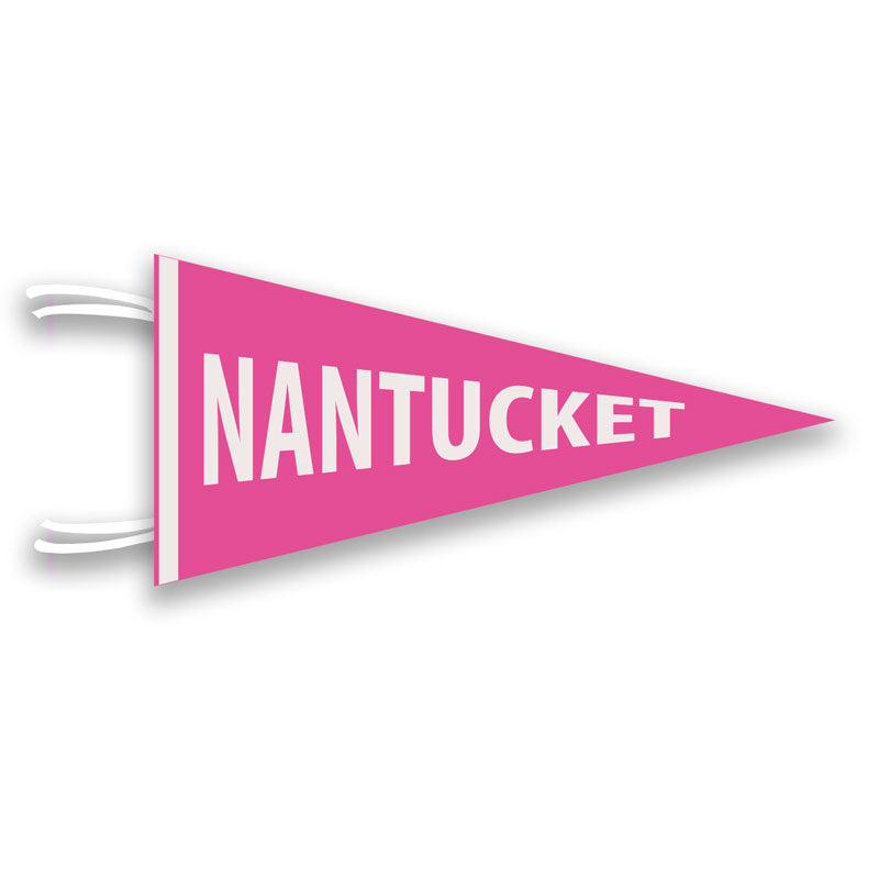 Nantucket Pennant (Pink, White)