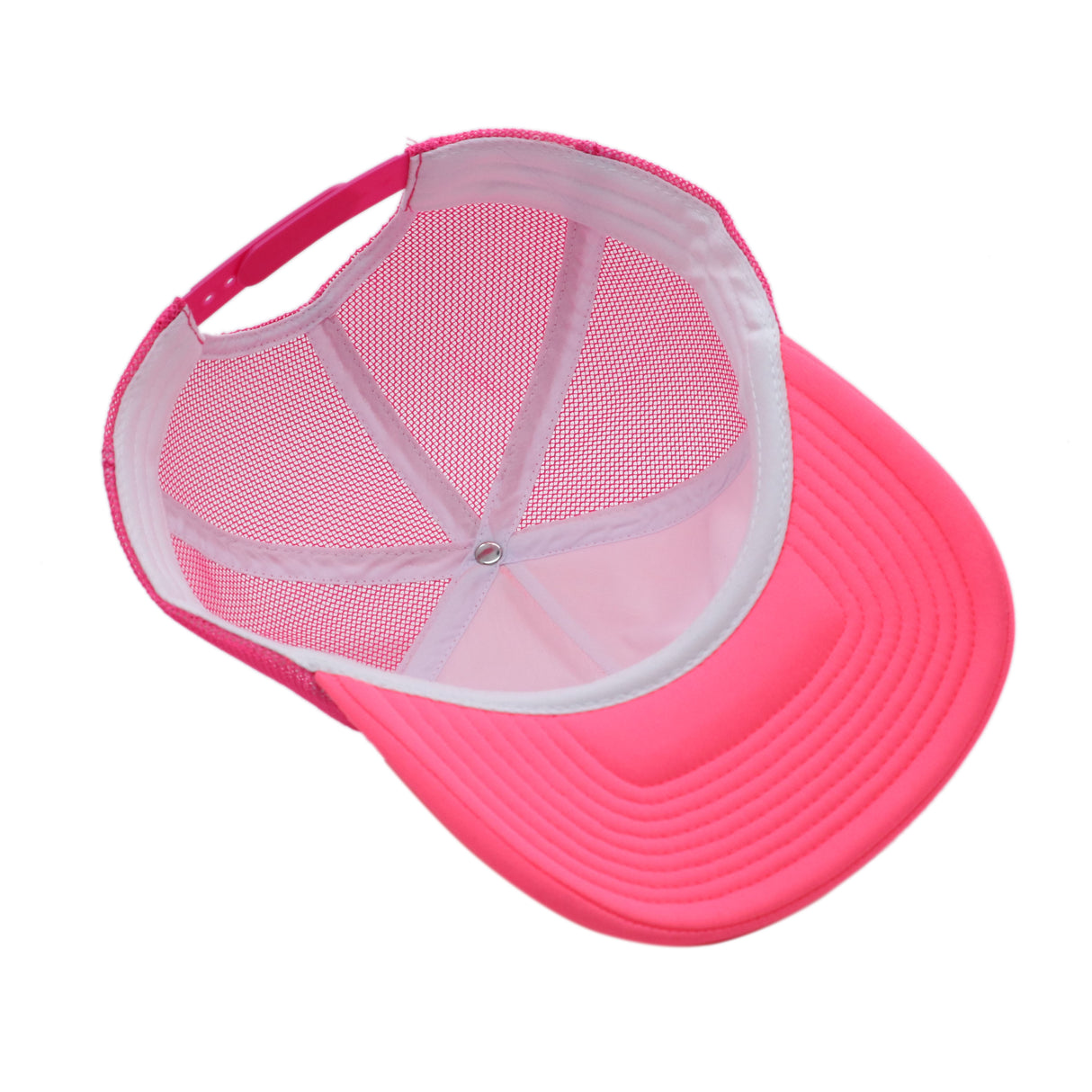 #413 50th Stroll Trucker Hat - Neon Pink