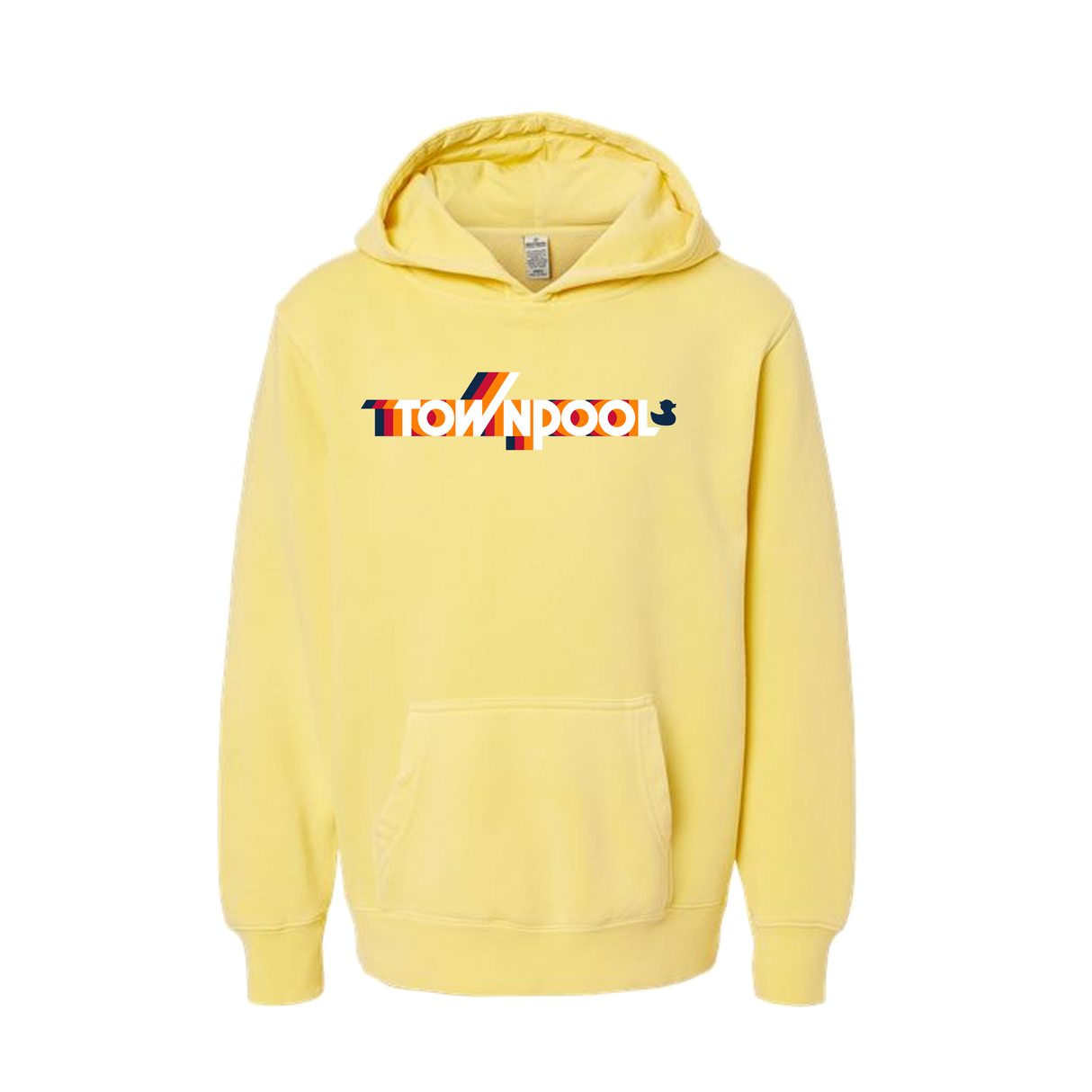 Townpool Yellow Retro Sweatshirt Youth  (Yellow, White)