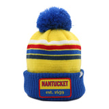 Sardines: Nantucket Winter Hat (Neon Yellow with Stripes)