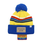 Sardines: Nantucket Winter Hat (Neon Yellow with Stripes)