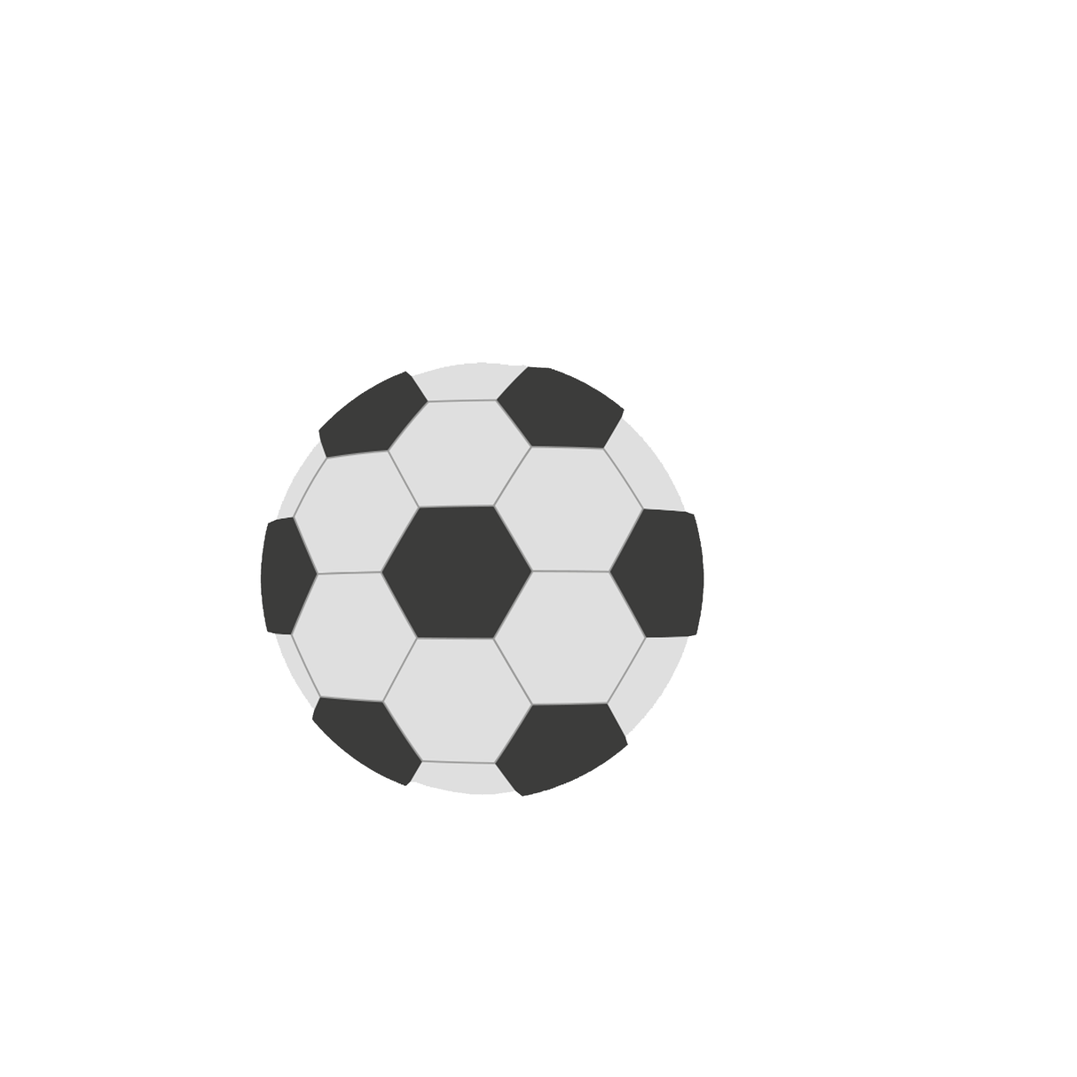 Soccer Ball Velcro Patch (Small)