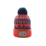 Stroll Nantucket : Nantucket Stroll Winter Hat (Nantucket Red, Navy)