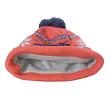 Surf to Ski: Nantucket Red Winter Hat (Nantucket Red with White)