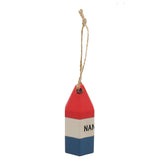 Buoy Ornament (Red, White, Blue)