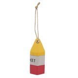 Buoy Ornament (Yellow, White, Pink)