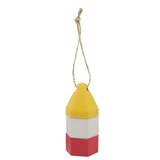 Buoy Ornament (Yellow, White, Pink)