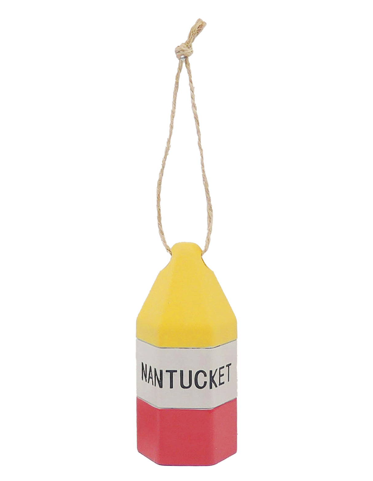 Buoy Ornament (Yellow, White, Pink)