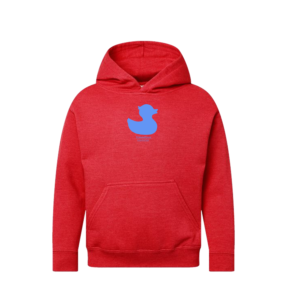 Townpool Duck Vintage Pink Hoodie Sweatshirt (Pink, Blue)