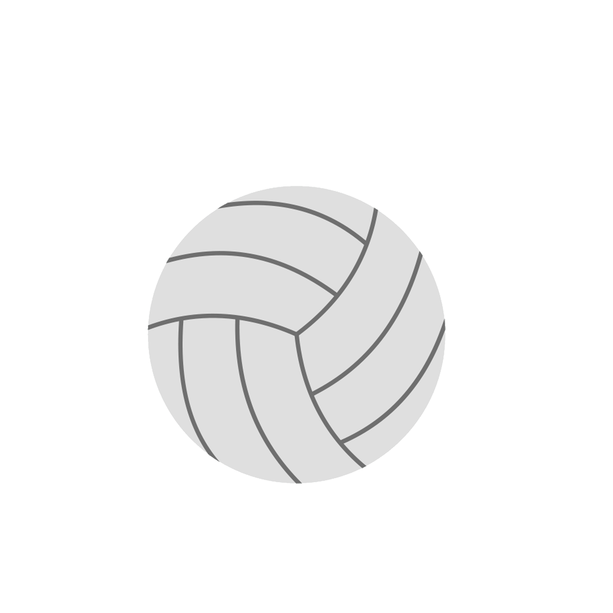 VolleyBall Velcro Patch (Small)