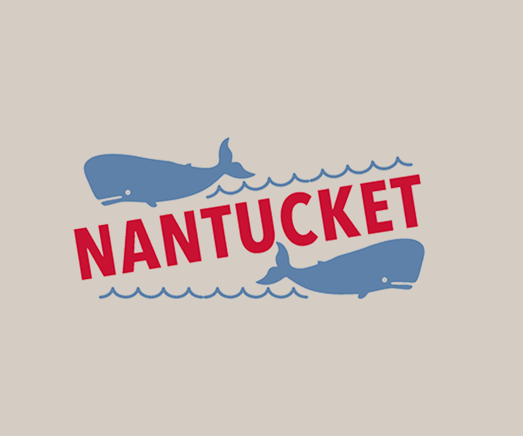 Ivory Nantucket Whale Hat with Rope (Ivory, Blue,Red)