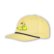 Yellow Nantucket Golf Hat with Rope (Yellow/Navy)