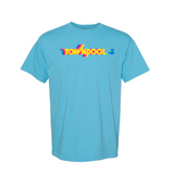 Townpool Retro Aqua Short Sleeve Tee Shirt