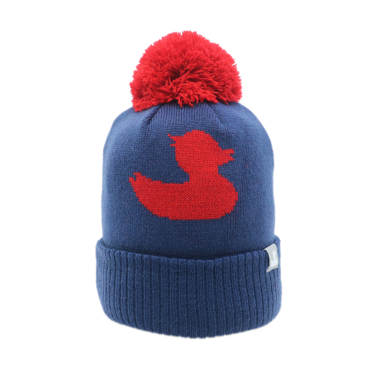 2024 YOUTH Monomoy: TownPool Winter Hat (Navy with Red)