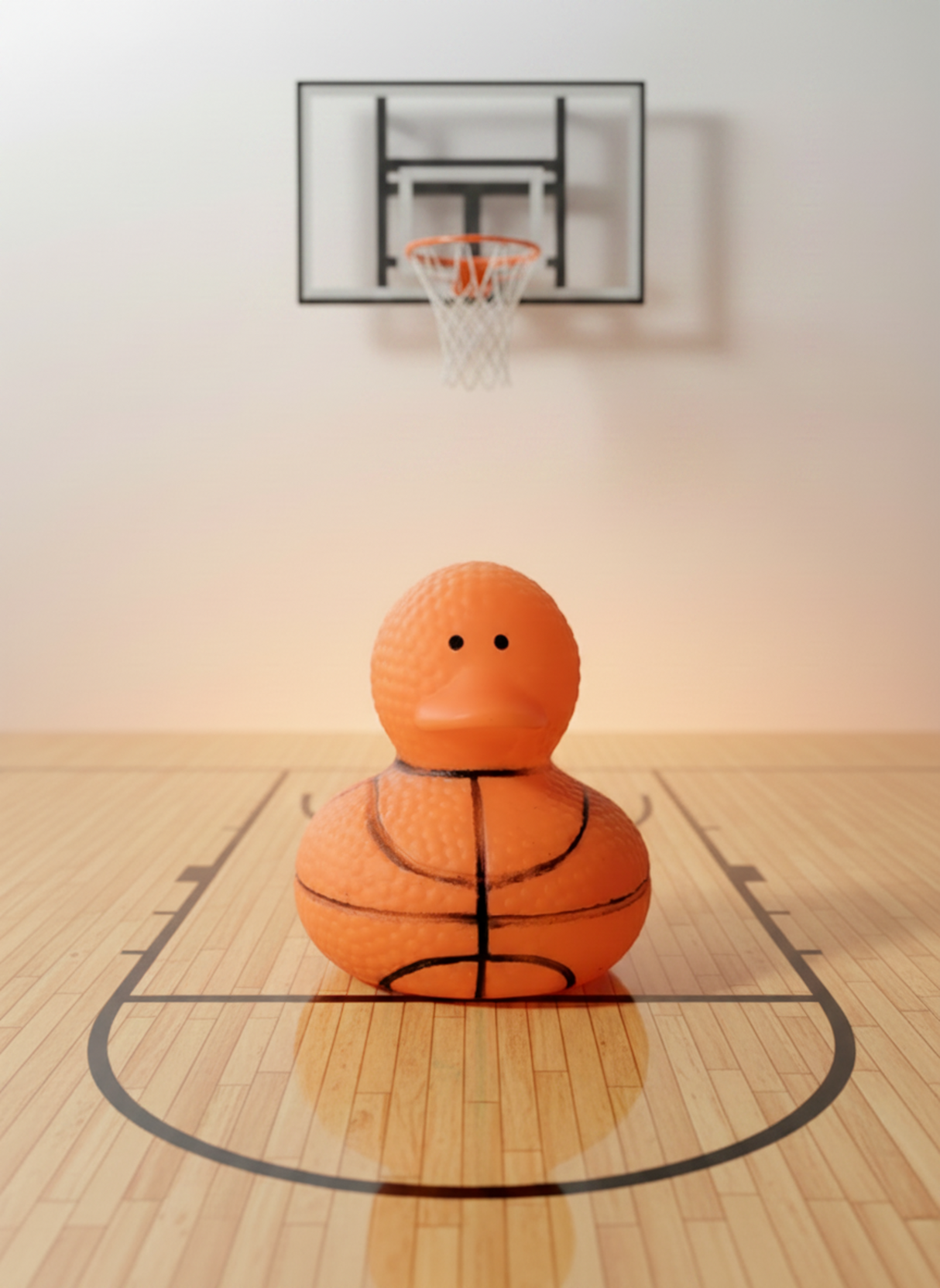 Basketball Rubber Duck