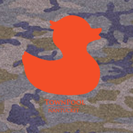 Toddler Orange Duck Crewneck (Vintage Camo)