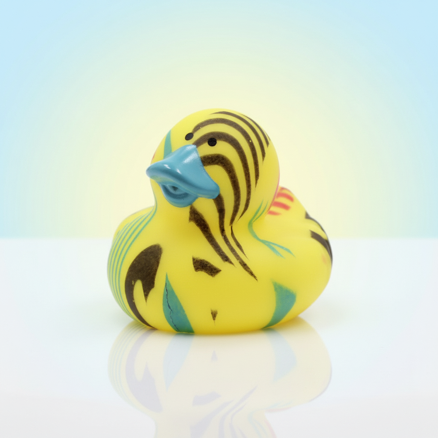 Leopard Rubber Duck