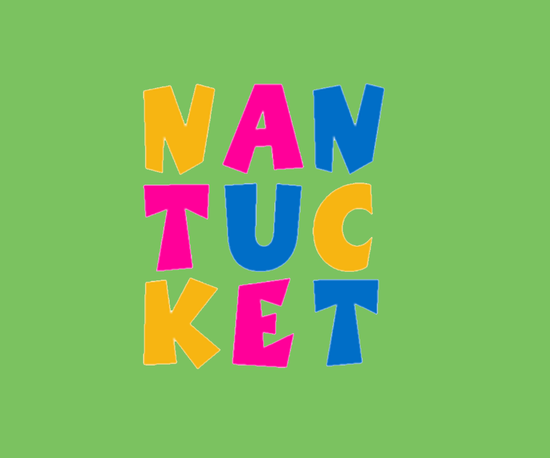 Children's Nantucket Stacked Lime Tee Shirt