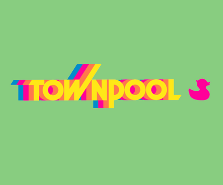 Youth Townpool Retro Lime Green Short Sleeve
