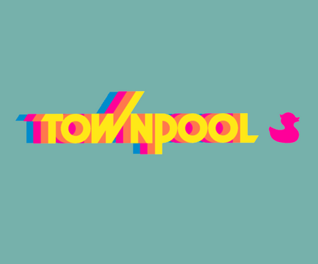 Townpool Retro Lite Green Hoodie Sweatshirt (Green, Yellow)