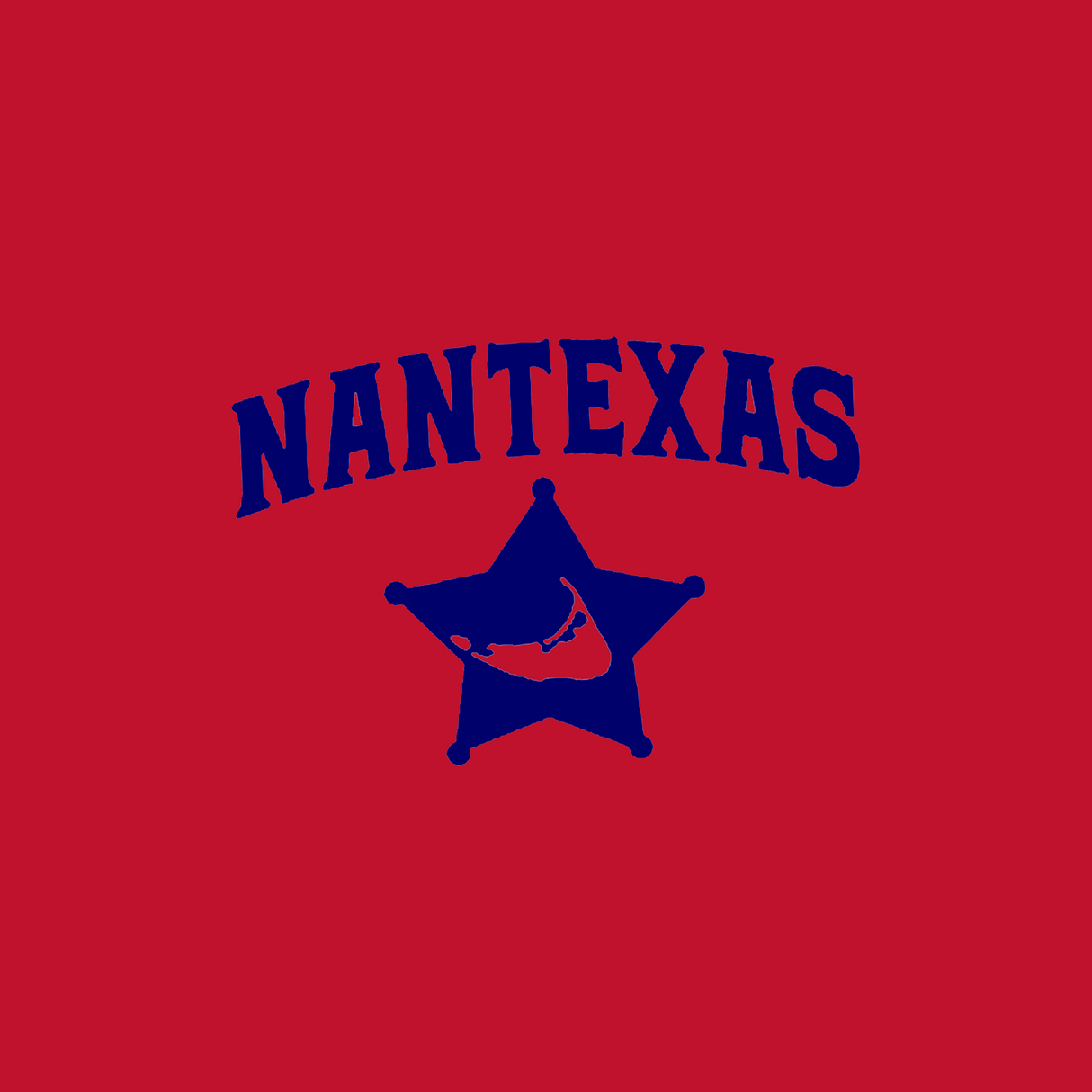 Nantexas  Red Trucker Hat (Red, Navy)