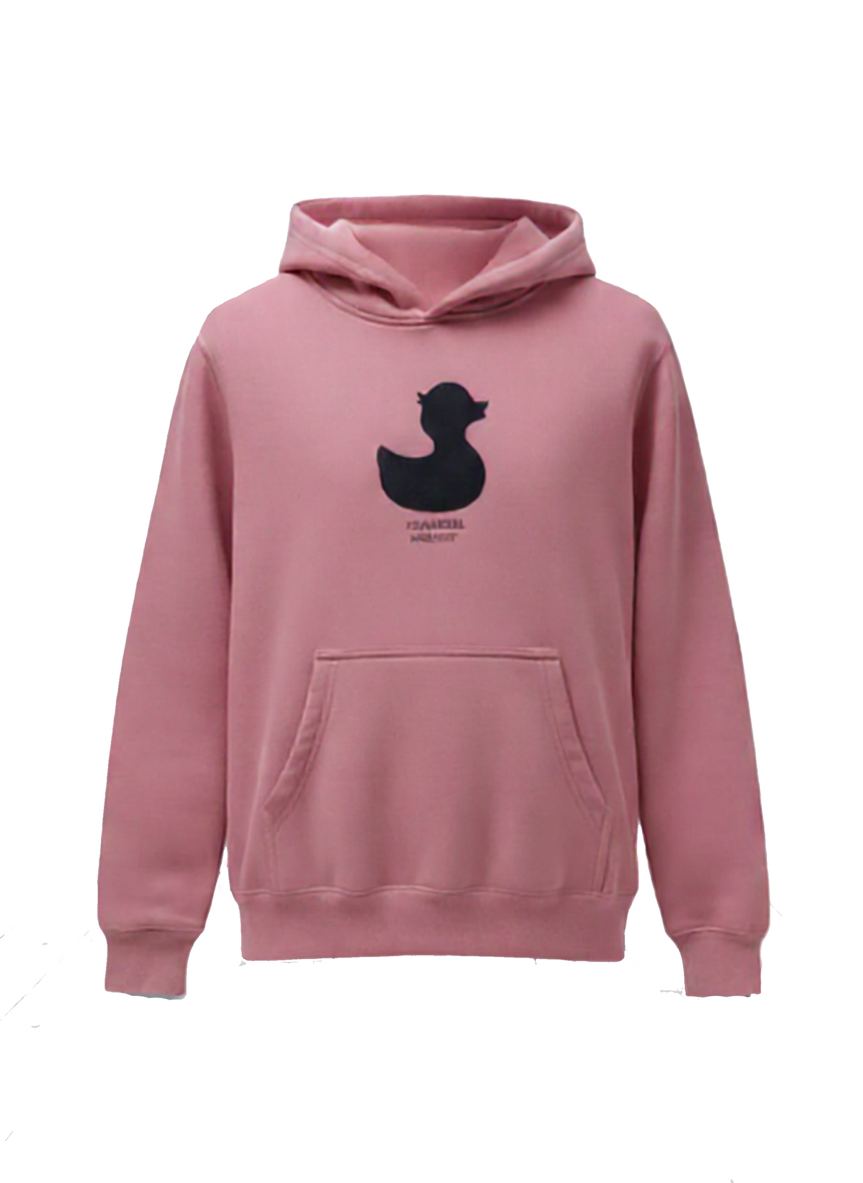 Townpool Duck Hooded Sweatshirt (Pastel Pink, Navy Duck)