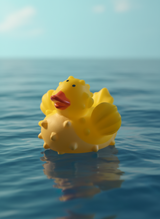 Puffer Fish Duck Mini Duck