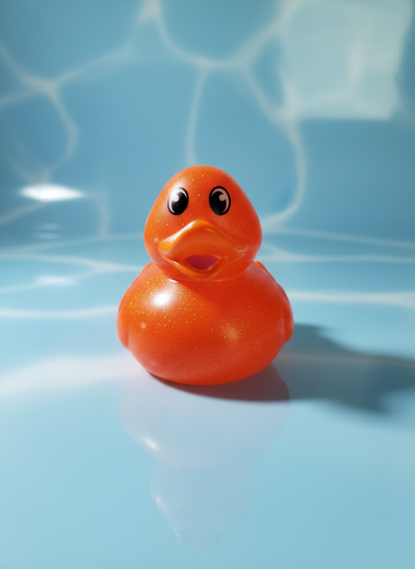 Glitter Duck Mini Ducks (Red)