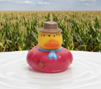 Scarecrow Duck Mini Duck