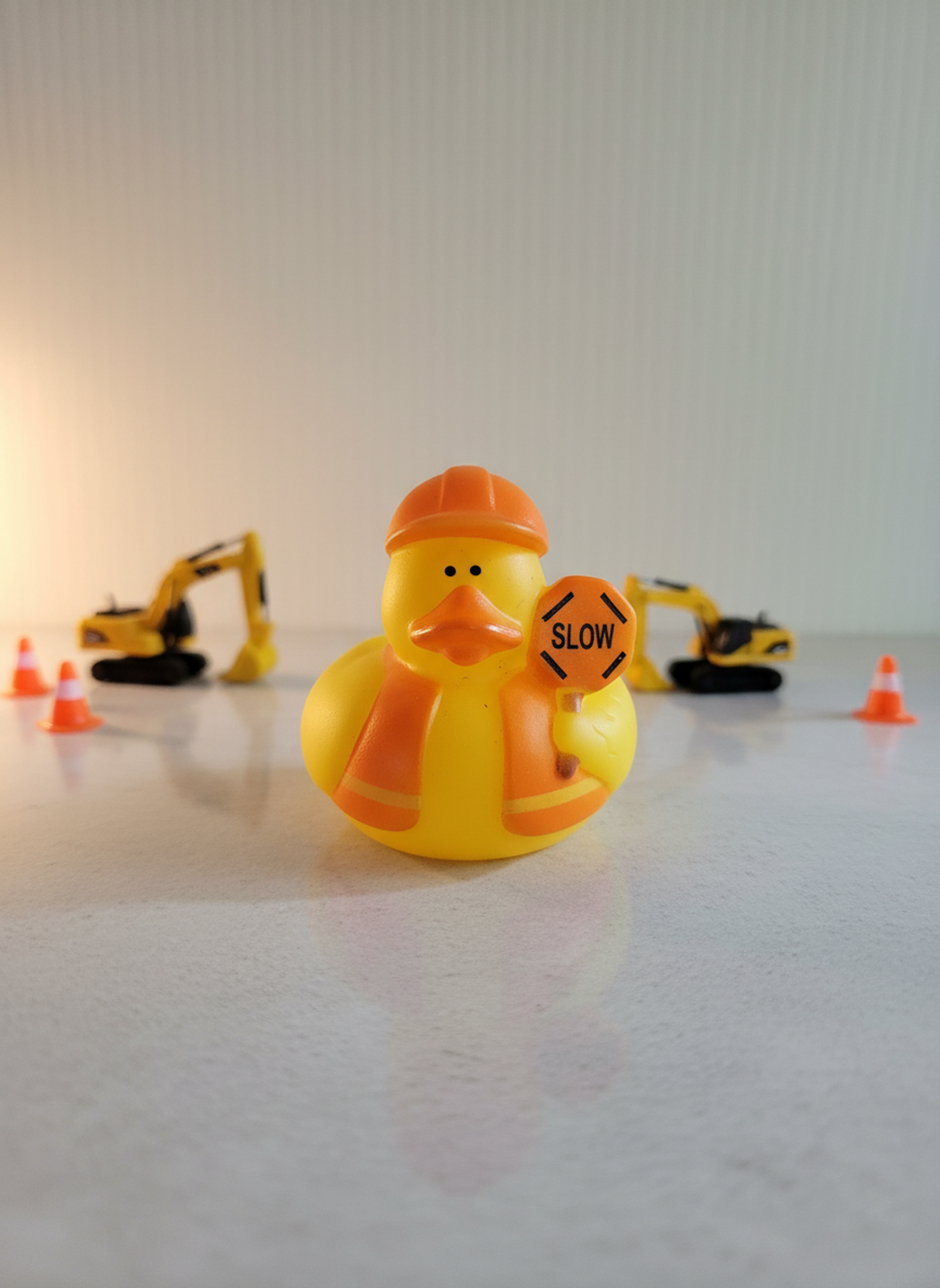Construction Duck Mini Ducks (Traffic Sign)