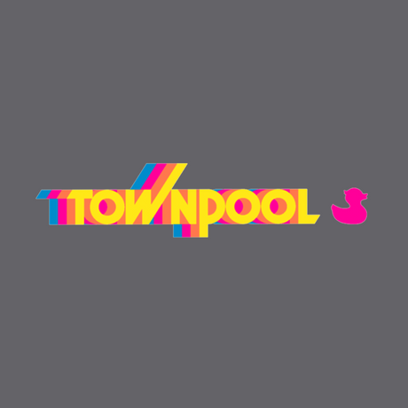 Children's Toddler Retro TownPool Grey Shirt