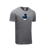 Townpool Duck Gray Short Sleeve Tee Shirt (Gray/Navy/White)